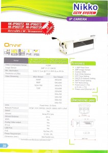 Nikko 20 IP Camera